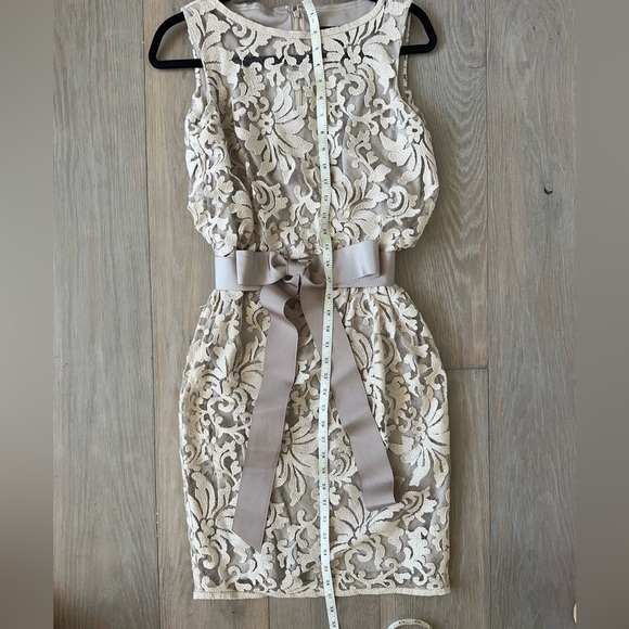 Tadashi Shoji - lace dress with bow - Picture 4 of 8